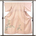 【中古】訪問着 リサイクル着物 身丈155cm 裄丈64cm 前幅24cm 後幅30cm 袖丈47cm 袖幅33cm レディース 袷 花柄 裄Mサイズ 秋冬春用...