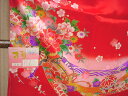 仕立て上がり正絹女児三ッ身☆お祝い着☆3歳の七五三に!・【やっぱり人気です!赤】胴裏・長襦袢がついてしかも!!