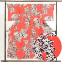 【中古】小紋 リサイクル着物 身丈155cm 裄64cm 前幅23cm 後幅29cm 袖丈49cm 正絹(シルク) レディース 袷仕立 秋冬春用 ピンク地 裄M...