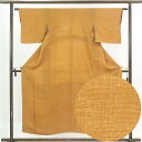 【中古】小紋 リサイクル着物 身丈154cm 裄61cm 前幅22cm 後幅26.5cm 袖丈44cm 正絹(シルク) レディース 袷仕立 秋冬春用 茶色 裄S...