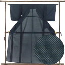 【中古】紬 リサイクル着物 身丈157cm 裄61cm 前幅24cm 後幅29cm 袖丈47cm 袖幅30.5cm レディース 植物 裄Sサイズ 夏用 正絹(シ...