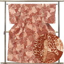 【中古】紬 リサイクル着物 身丈159cm 裄63cm 前幅23cm 後幅29.5cm 袖丈55cm 袖幅32cm レディース 袷 抽象柄 裄Mサイズ 秋冬春用...