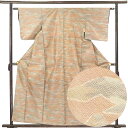 【中古】紬 リサイクル着物 身丈159cm 裄61cm 前幅24.5cm 後幅30cm 袖丈45cm レディース 袷 裄Sサイズ 秋冬春用 正絹(シルク)茶色 ...