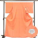 【中古】色無地 リサイクル着物 身丈168cm 裄65cm 前幅24cm 後幅29cm 袖丈53cm レディース 袷 無地 裄Mサイズ 秋冬春用 正絹(シルク)...