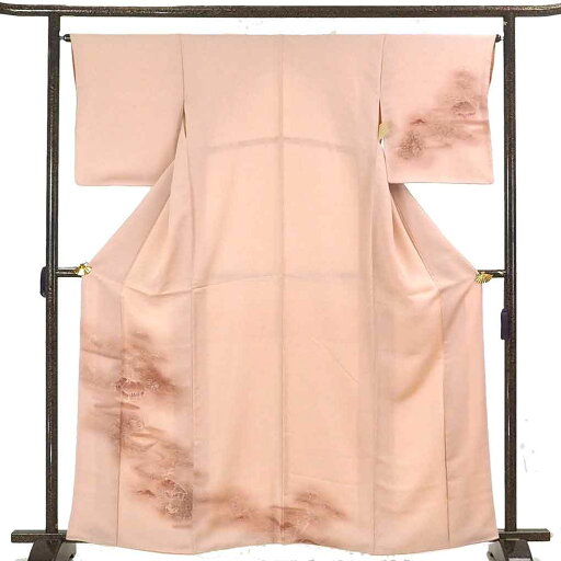 【10%OFF】【中古】訪問着 リサイクル着物 身丈163cm 裄66cm 前幅24cm 後幅30cm 袖丈49cm 袖幅33cm レディース 袷 風景画 裄長 裄M-Lサイズ 秋冬春用 正絹(シルク)ピンク地 美品 リメイク リユース 【10%OFF】【中古】訪問着 リサイクル着物 身丈163cm 裄66cm 前幅24cm 後幅30cm 袖丈49cm 袖幅33cm レディース 袷 風景画 裄長 裄M-Lサイズ 秋冬春用 正絹(シルク)ピンク地 美品 リメイク リユース