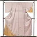 【中古】付下 リサイクル着物 身丈158cm 裄丈65cm 前幅24cm 後幅30cm 袖丈48cm 袖幅33cm レディース 袷 刺繍 裄Mサイズ 秋冬春用 ...