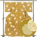【中古】小紋 リサイクル着物 身丈165cm 裄65cm 前幅24.5cm 後幅30cm 袖丈49cm 袖幅32.5cm レディース 袷 花丸紋 裄Mサイズ 秋...