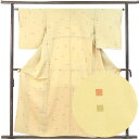 【中古】小紋 リサイクル着物 身丈158cm 裄63cm 前幅23.5cm 後幅29cm 袖丈51cm 袖幅32cm レディース 袷 四角 裄Mサイズ 秋冬春用...