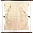 【中古】小紋 リサイクル着物 身丈151cm 裄64cm 前幅23cm 後幅28cm 袖丈52cm 正絹(シルク) レディース 袷仕立 秋冬春用 白地 裄Mサイ...