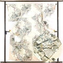 【中古】小紋 リサイクル着物 身丈157cm 裄64cm 前幅22cm 後幅27cm 袖丈49cm 正絹(シルク) レディース 袷仕立 秋冬春用 白地 裄Mサイ...