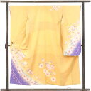 【中古】振袖 リサイクル着物 身丈153cm 裄66cm 前幅23cm 後幅30cm 袖丈94cm 袖幅33cm レディース 袷 桜 裄長 裄M-Lサイズ 秋冬...