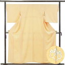 【中古】色無地 リサイクル着物 身丈158cm 裄67cm 前幅23cm 後幅30.5cm 袖丈50cm 袖幅34cm レディース 袷 鳳凰 裄長 裄Lサイズ ...