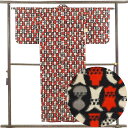 【中古】銘仙 リサイクル着物 身丈148cm 裄61cm 前幅22cm 後幅30cm 袖丈49cm 袖幅31cm レディース 袷 壺柄 裄Sサイズ 秋冬春用 正...