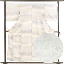 【中古】小紋 リサイクル着物 身丈159cm 裄69cm 前幅23cm 後幅29cm 袖丈49cm 袖幅35cm レディース 単衣 花柄 裄長 裄L-LLサイズ...
