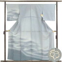 【中古】付下 リサイクル着物 身丈158cm 裄66cm 前幅23cm 後幅30.5cm 袖丈48cm 袖幅33cm レディース 単衣 ぼかし 裄長 裄M-Lサ...