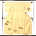 【中古】付下 リサイクル着物 身丈155cm 裄61cm 前幅24cm 後幅30cm 袖丈48cm 袖幅30cm レディース 袷 扇面 裄Sサイズ 秋冬春用 正...