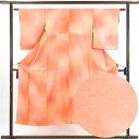 【FashionTheSale10%OFF】【中古】色無地 リサイクル着物 身丈146cm 裄60cm 前幅22cm 後幅29cm 袖丈52cm 正絹(シルク) レディース 袷仕立 無地 秋冬春用 ピンク地 裄SSサイズ 美品 リユース