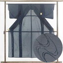 【中古】小紋 リサイクル着物 身丈153cm 裄63cm 前幅23cm 後幅28cm 袖丈45cm 正絹(シルク) レディース 千鳥 夏用 紺地 裄Mサイズ リユース