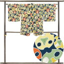 【中古】コート リサイクル着物 コート丈80cm 裄63cm 袖丈47cm 袖幅33cm レディース 袷 連続模様 裄Mサイズ 秋冬春用 正絹(シルク)ネイビー...