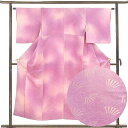 【中古】小紋 リサイクル着物 身丈150cm 裄63cm 前幅24.5cm 後幅30cm 袖丈48cm 袖幅33cm レディース 袷 扇面 裄Mサイズ 秋冬春用...