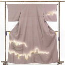 【中古】訪問着 リサイクル着物 身丈165cm 裄64cm 前幅24.5cm 後幅30cm 袖丈48cm 正絹(シルク) レディース 袷仕立 秋冬春用 紫地 裄...