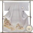 【中古】色留袖 リサイクル着物 身丈158cm 裄62cm 前幅25cm 後幅30cm 袖丈47cm 袖幅32.5cm レディース 袷 松 裄Sサイズ 秋冬春用...