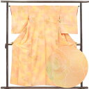 【中古】小紋 リサイクル着物 身丈156cm 裄丈65cm 前幅26cm 後幅28cm 袖丈55cm 袖幅33cm レディース 袷 地紋起こし 裄Mサイズ 秋冬...