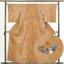 【FashionTheSale10%OFF】【中古】小紋 リサイクル着物 身丈160cm 裄64cm 前幅24cm 後幅29cm 袖丈50cm 正絹(シルク) ...