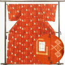 【FashionTheSale10%OFF】【中古】紬 リサイクル着物 身丈162cm 裄65cm 前幅23cm 後幅29cm 袖丈49cm 正絹(シルク) レ...