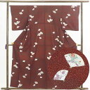 【FashionTheSale10%OFF】【中古】小紋 リサイクル着物 身丈161cm 裄65cm 前幅23cm 後幅31cm 袖丈49cm 正絹(シルク) ...