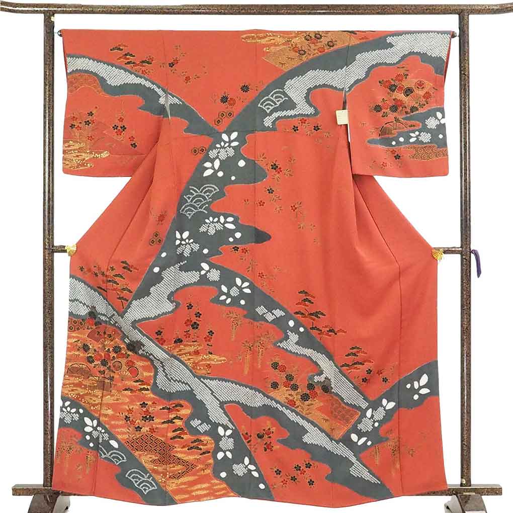 楽天市場】生地 花柄(カラーレッド)(着物|和服 楽天市場】生地 花柄(カラーレッド)(着物|和服