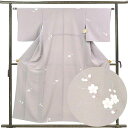 【中古】小紋 リサイクル着物 身丈154cm 裄丈62cm 前幅25cm 後幅28cm 袖丈46cm 袖幅32cm レディース 袷 松竹梅 裄Sサイズ 秋冬春用...