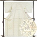【中古】紬 リサイクル着物 身丈164cm 裄68cm 前幅28cm 後幅31cm 袖丈53cm 袖幅34cm レディース 単衣 連続模様 裄長 裄Lサイズ 初...