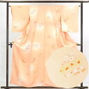 【中古】小紋 リサイクル着物 身丈158cm 裄65cm 前幅24cm 後幅29cm 袖丈52cm 正絹(シルク) レディース 袷仕立 秋冬春用 ピンク地 裄M...
