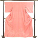 【中古】訪問着 リサイクル着物 身丈165cm 裄68cm 前幅23cm 後幅29.5cm 袖丈49cm 袖幅34cm レディース 袷 花柄 裄長 裄Lサイズ ...