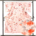 【中古】小紋 リサイクル着物 身丈151cm 裄62.5cm 前幅21.5cm 後幅27cm 袖丈49cm 袖幅32cm レディース 袷 花柄 裄Sサイズ 秋冬...