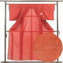 【中古】色無地 リサイクル着物 身丈158cm 裄62cm 前幅24.5cm 後幅28.5cm 袖丈49cm 袖幅32cm レディース 植物 裄Sサイズ 夏用 ...
