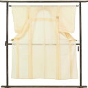 【中古】色無地 リサイクル着物 身丈149cm 裄62cm 前幅24cm 後幅29cm 袖丈56cm 袖幅32.5cm レディース 植物 裄Sサイズ 夏用 正絹...