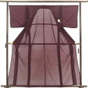 【中古】小紋 リサイクル着物 身丈162cm 裄67cm 前幅26cm 後幅31cm 袖丈46cm 袖幅34cm レディース 万筋 裄長 裄Lサイズ 夏用 正絹...
