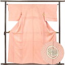 【中古】色無地 リサイクル着物 身丈158cm 裄丈64cm 前幅23cm 後幅28cm 袖丈47cm 袖幅34cm レディース 袷 無地 裄Mサイズ 秋冬春用...