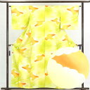 【中古】小紋 リサイクル着物 身丈158cm 裄63cm 前幅22.5cm 後幅29cm 袖丈47cm 正絹(シルク) レディース 袷仕立 秋冬春用 緑地 裄M...