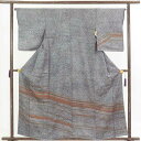 【FashionTheSale10%OFF】【中古】訪問着 リサイクル着物 身丈160cm 裄65cm 前幅24cm 後幅30cm 袖丈53cm 正絹(シルク) レディース 袷仕立 秋冬春用 黒地 裄Mサイズ 美品 リユース