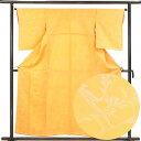 【中古】小紋 リサイクル着物 身丈158cm 裄64cm 前幅23cm 後幅28.5cm 袖丈52cm 袖幅33cm レディース 袷 花柄 裄Mサイズ 秋冬春用...