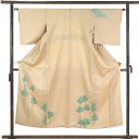 【中古】付下 リサイクル着物 身丈150cm 裄丈62.5cm 前幅25cm 後幅29cm 袖丈47cm 袖幅32.5cm レディース 袷 木立 裄Sサイズ 秋...