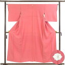 【中古】色無地 リサイクル着物 身丈156cm 裄丈65cm 前幅22cm 後幅30cm 袖丈47cm 袖幅32.5cm レディース 袷 無地 裄Mサイズ 秋冬...