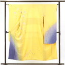 【中古】振袖と長襦袢セット リサイクル着物 身丈152cm 裄63cm 前幅22cm 後幅28cm 袖丈104cm 正絹(シルク) レディース 袷仕立 桜 秋冬...