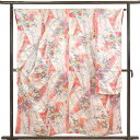 【中古】振袖 リサイクル着物 身丈155cm 裄丈66cm 前幅25cm 後幅28cm 袖丈104cm 袖幅33cm レディース 袷 花柄 裄長 裄M-Lサイズ...