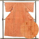 【中古】紬 リサイクル着物 身丈154cm 裄64cm 前幅25cm 後幅28.5cm 袖丈45cm 袖幅32.5cm レディース 袷 縞 裄Mサイズ 秋冬春用...