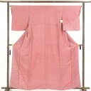 【FashionTheSale10%OFF】【中古】訪問着 リサイクル着物 身丈161cm 裄65cm 前幅23.5cm 後幅30cm 袖丈49cm 正絹(シルク) レディース 袷仕立 菊 秋冬春用 ピンク地 裄Mサイズ 美品 リユース