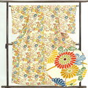 【FashionTheSale10%OFF】【中古】小紋 リサイクル着物 身丈156cm 裄63cm 前幅22.5cm 後幅28cm 袖丈55cm 正絹(シルク...